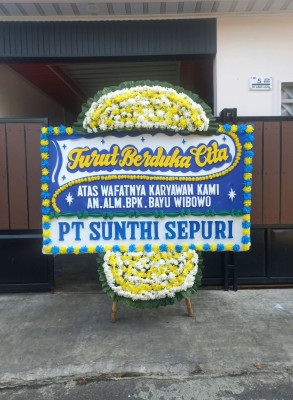 Papan Bunga Duka di Kabandungan