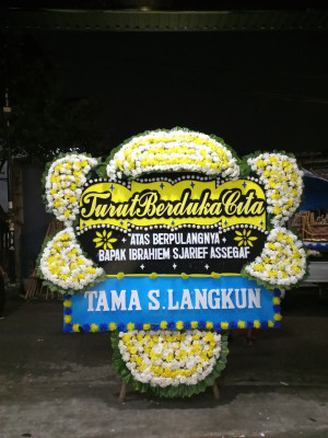 Papan Bunga Duka di Kabandungan